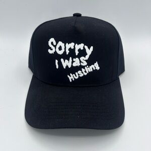 “Sorry I Was Hustling” SnapBack Hat